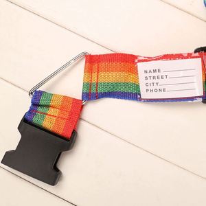 Sangles de bagages aux couleurs vives, ceintures de valise avec boucle à dégagement rapide, sac de voyage réglable, cadeau promotionnel - Product Image 3