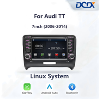 Écran intelligent pour voiture Linux, pour Audi TT (2006-2014), écran de voiture 7 pouces, avec Android Auto et CarPlay