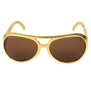 Wholesale Unisex Fashion Party Sunglasses <strong>Rockstar</strong> Retro Gold Celebrity Glasses Plastic Custom Logo Factory Price - Product Image 2