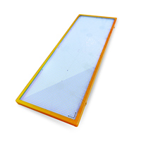 Boîte à lumière LED rectangulaire ultra-fine personnalisée |   Affichage publicitaire dynamique en verre trempé, économie d'énergie, tailles personnalisables