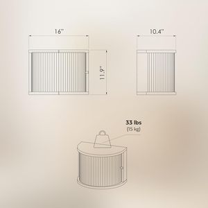 Combohome ripiano galleggiante in legno a parete mensole per corridoio e ingresso appeso cubo <span class=keywords><strong>comodino</strong></span> in legno <span class=keywords><strong>comodino</strong></span> - Product Image 6
