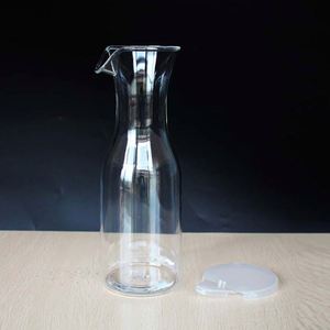 Carafe en plastique transparente OEM pour thé glacé, jus en poudre, café froid - Product Image 1