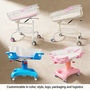 Cama <span class=keywords><strong>Infantil</strong></span> de Acero Inoxidable, Muebles de <span class=keywords><strong>Hospital</strong></span> para Bebés, Material Metálico Duradero - Product Image 3