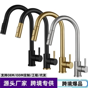 Современный керамический кухонный кран с одной ручкой - Product Image 6