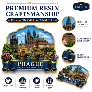 Imán de Resina 3D Moderno para Refrigerador, Colección de Lugares Emblemáticos de Ciudades: París, Viena, Praga, Budapest, Venecia, <span class=keywords><strong>Barcelona</strong></span> - Product Image 6
