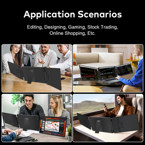 Moniteur double écran S10 FOPO, nouvelle tendance, 15,6 pouces, extension d'écran, plug and play, connexion USB-C ou HDMI pour ordinateur portable - Product Image 5
