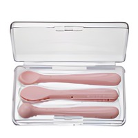 Ensemble de soins des ongles, embout en silicone de qualité alimentaire, pousse-cuticules + lime à ongles, emballé dans une boîte de rangement, petit coffret cadeau