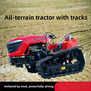 Cultivateur <span class=keywords><strong>sur</strong></span> chenilles diesel 80-100 CV : Mini-<span class=keywords><strong>tracteur</strong></span> agricole pour labour rotatif, creusement de sillons, désherbage et bulldozage - Product Image 5