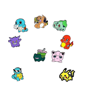 Q Y Pines de Esmalte de Anime de Animales Metálicos Personalizados Corte y Impresión en Latón y Hierro Temática Deportiva Moda L - Product Image 5