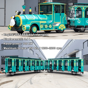 Train touristique sans rails diesel de 72 places pour <span class=keywords><strong>parcs</strong></span> d'attractions <span class=keywords><strong>et</strong></span> visites de ville - Product Image 3
