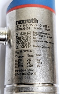 Interruptor Electrónico R901425453 HEDE10-3X/250/2/-GI-K35-0, 250 Bar, Conector M12, 2 Salidas de Conmutación para Sistemas Hidráulicos - Product Image 3