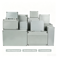 Boîtier électronique étanche en aluminium moulé sous pression IP66 IP67 personnalisé pour boîtes de jonction