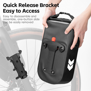 Sac de fourche de vélo étanche WEST BIKING 5,5 L à dégagement rapide, sac de sport multifonctionnel pour vélo avec bandoulière - Product Image 3