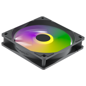 Ventilateur de boîtier <span class=keywords><strong>d</strong></span>'ordinateur ARGB noir à cadre carré, éclairage de surface complète, grand volume <span class=keywords><strong>d</strong></span>'air, faible <span class=keywords><strong>bruit</strong></span>, pour refroidissement par <span class=keywords><strong>eau</strong></span> - Product Image 4