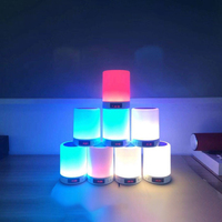 Draagbare Muziek Nachtlamp V4.2 Speaker met Wifi-verbinding, Wekker en LCD-scherm