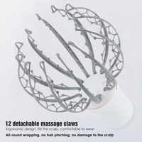 Appareil de massage sans fil détachable pour le soulagement du cuir chevelu Octopus Electric Head Massager