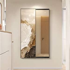 Dipinti a figura intera in stile Art déco moderni da appendere a <span class=keywords><strong>parete</strong></span> minimalisti a specchio nascosto disegni dipinti decorativi con <span class=keywords><strong>specchi</strong></span> nascosti - Product Image 1