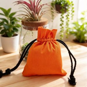Reusable Wholesale <b>Small</b> Cotton Jewelry Pouch with Drawstring Custom Logo Luxury Dust <b>Bag</b> for Necklaces Rings & Gift Packaging - Product Image 2