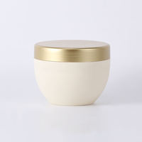 Pot cosmétique de luxe en PP écologique 250 ml, finition douce au toucher, forme ronde, pots vides pour gommage corporel et beurre capillaire, emballage en plastique