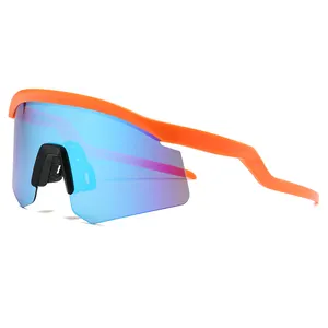 Óculos de sol UV400 para esportes ao ar livre, óculos de sol de lentes grandes personalizados de fábrica, óculos de pesca para equitação, 2024