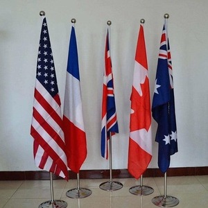 Giảm Giá 2024 Tất Cả Các Nước Văn Phòng Sử Dụng Bàn Tầng Cờ Lớn Khổng Lồ Cờ Trong Nhà Sử Dụng Văn Phòng Cờ Với Cực Không Gỉ Đứng - Product Image 3