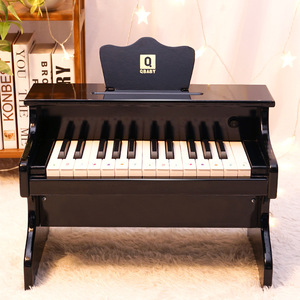 Wholesale Creative Musical <b>Instrument</b> Gift 25 Keys Digital <b>Keyboard</b> Mini Children Wood Piano Toys - Product Image 3
