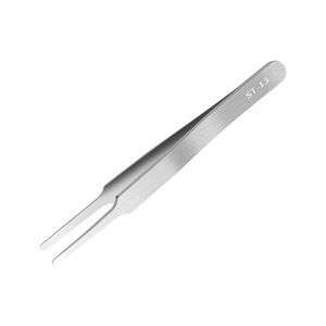Stainless Steel Tweezers ST-13 Pointed Tip Industrial Grade Smooth Surface For Precision Handling - Product Image 1