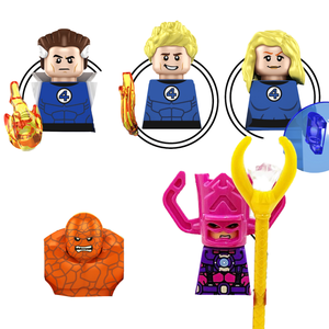 Venta caliente Mini figuras de acción de superhéroes Vengadores humanos Micro juego de bloques de construcción ensamblado modelo de plástico de juguete para niños Gife - Product Image 1