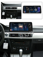 HXHY 10.25/12.3 "Écran Android 13 Lecteur multimédia de voiture Radio Carplay GPS Drive Volant pour BMW Série 3 E90 E91