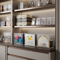 Boîte de présentation en acrylique pour Elite Trainer Box, couvercle magnétique, boîte scellée pour le rangement des boosters Pokémon TCG, protection en acrylique ETB
