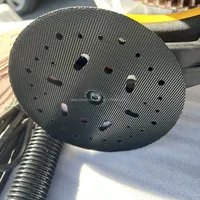 Lijadora Orbital Aleatoria Sin Escobillas de 400W con Cable Enchufable y Velocidad Variable para Acabado de Esquinas y Madera