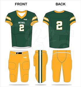 Camiseta de fútbol americano con impresión por sublimación personalizada, uniforme de fútbol transpirable de talla grande - Product Image 2