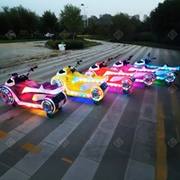 Parking pare-chocs électrique pour enfants Flashy LED et aire de jeux Fun alimenté par batterie