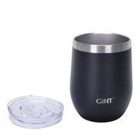 Thermos sous vide isolé coquille d'œuf en acier inoxydable double couche 12oz personnalisé Mini tasse à café d'extérieur au design classique avec couvercle