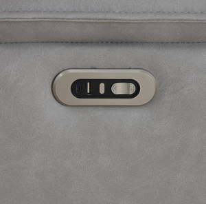 White & Gray Stripe Fabric and Technical Fabric <b>3</b>-<b>Piece</b> Multifunctional <b>Sofa</b> <b>Set</b> - Product Image 5