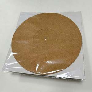 Customized 298MM Silk Printed <b>Turntable</b> <b>Mat</b> Anti-Slip 3MM Cork Disc Record Slipmat - Product Image 2