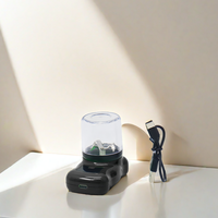 Nouvel arrivage : Moulin à tabac CANNA manuel en plastique et verre avec affichage coulométrique au design moderne, vente en gros, mini-boîte portable