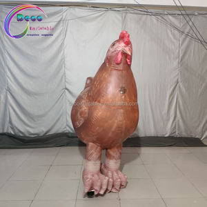 Déguisement Adulte Sauter costume Cosplay Fête <span class=keywords><strong>Gonflable</strong></span> <span class=keywords><strong>Coq</strong></span> poule cocu costume de poulet - Product Image 2