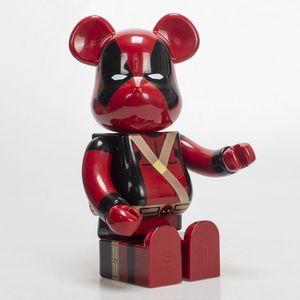 ABS BEARBRICK 400 28CM Modello di <span class=keywords><strong>Deadpool</strong></span> per Decorazione Casa, Bear Brick 400% - Product Image 6