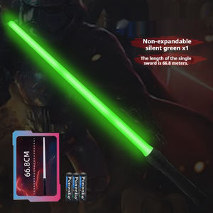 กระบี่แสงสีนีออนสดใสแบบคู่สีที่รวมกันไฟ LED สำหรับเด็กตลาดกลางคืนของเล่นไฮไลต์ไลท์ไลท์ไลท์ไลท์เซเบอร์ - Product Image 5