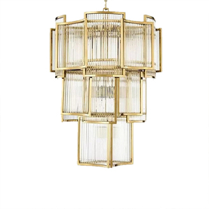 Candelabro Led de cristal de lujo, iluminación decorativa de estilo moderno para comedor, dormitorio, Hotel - Product Image 1