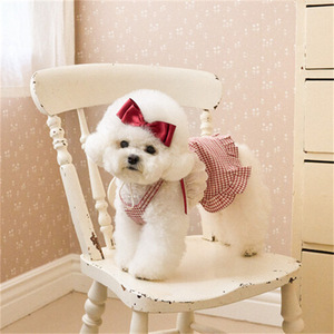 <strong>Graceful</strong> Bowknot <strong>Pet</strong> Party Dress Dog Cat Princess Dress Clothes - Product Image 2