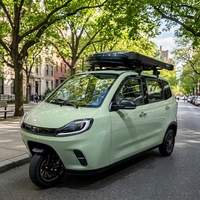 Tricycle électrique à carrosserie fermée, nouvelle énergie, 3 roues, pour passagers, véhicule électrique familial pour les trajets quotidiens