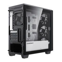 GAMEMAX- 2022 nouvelle conception de boîtier d'ordinateur de jeu d'usine Micro ATX PC HD USB3.0 boîtier d'ordinateur en verre trempé et tours