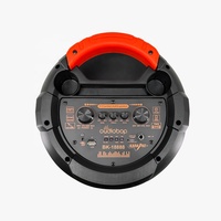Máquina de Karaoke Vertical con Anillo RGB de 20W, Cuatro Altavoces de 8 Pulgadas, Bajos Potentes, Función TWS, Micrófono Inalámbrico Bluetooth, para Fiestas en Casa y KTV