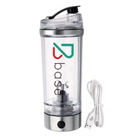 Mélangeur à vortex auto-agitateur 250ML bouteille d'eau de sport shaker électrique pour poudre de supplément de nutrition protéique