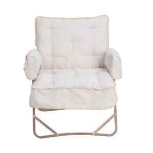 Silla Plegable de Camping para Invierno, Diseño Nuevo, con Cojín de Poliéster Suave y Cálido, Funda de Algodón - Product Image 1