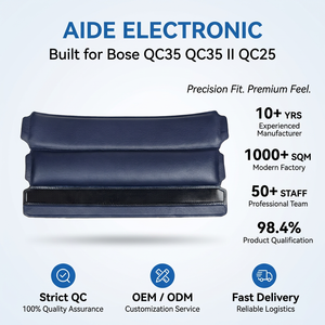 Coussinets de remplacement pour bandeau, pièces de réparation compatibles <span class=keywords><strong>avec</strong></span> les casques <span class=keywords><strong>Bose</strong></span> QuietComfort 35, QC35 II, QC25 - Product Image 1