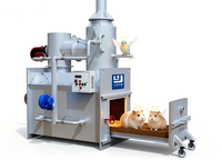Incinérateur d'animaux compact avec traitement intégré des gaz de combustion pour hôpitaux vétérinaires et élimination des carcasses d'animaux sauvages