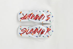 Chanclas <span class=keywords><strong>de</strong></span> goma EVA para mujer <span class=keywords><strong>de</strong></span> <span class=keywords><strong>playa</strong></span> <span class=keywords><strong>de</strong></span> verano <span class=keywords><strong>de</strong></span> diseño Popular, zapatillas ligeras antiestáticas impermeables con correa antideslizante - Product Image 2